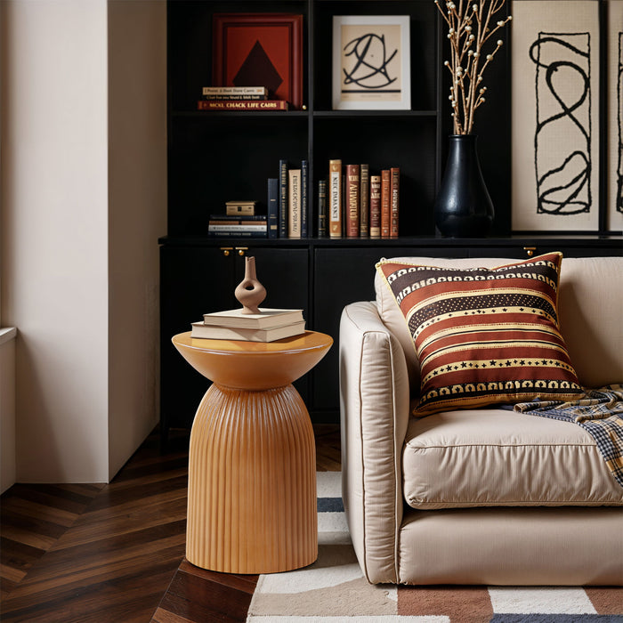 Opani - Concrete End Table - Simple Home Plus