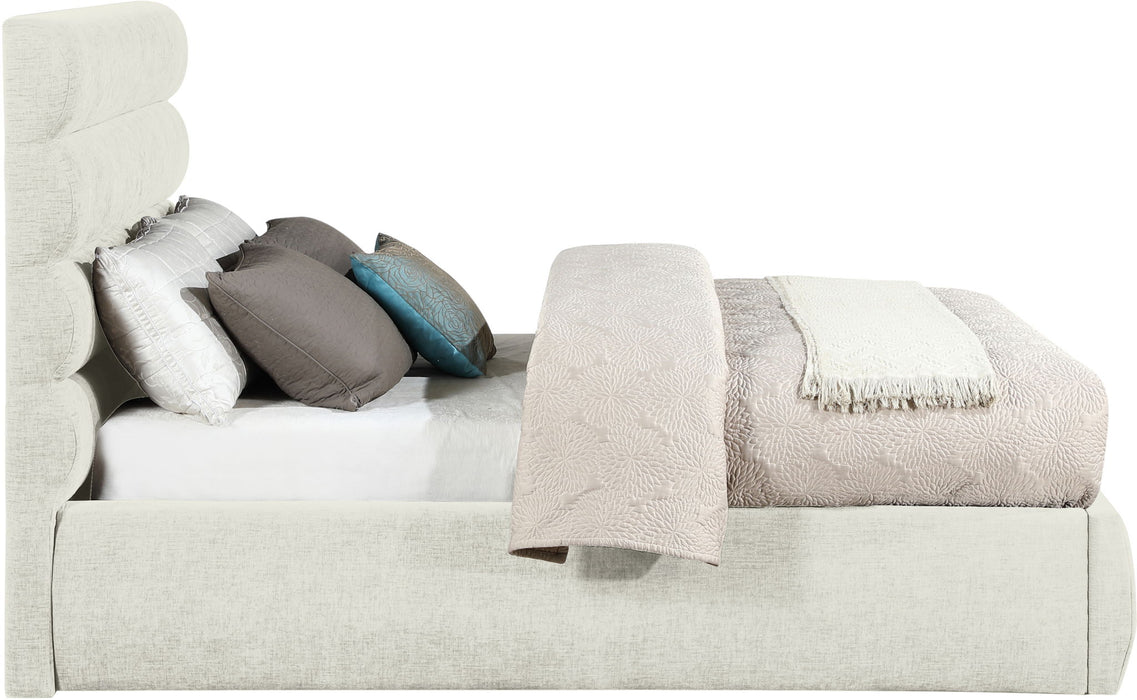 Adam - Chenille Fabric Bed With 52" Headboard - Simple Home Plus