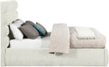 Adam - Chenille Fabric Bed With 52" Headboard - Simple Home Plus