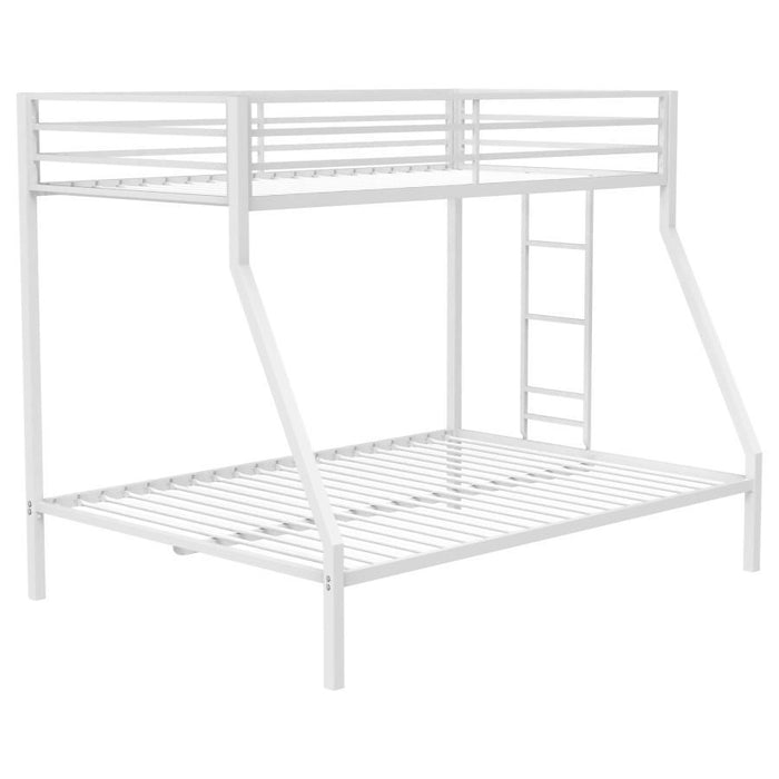 Alevera - Metal Bunk Bed With Ladder - Simple Home Plus