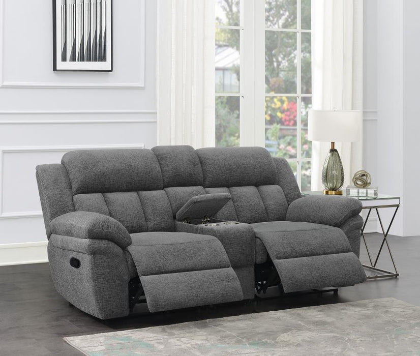 Bahrain - Upholstered Motion Loveseat - Simple Home Plus