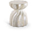 Caserta - Concrete End Table - Travertine - Simple Home Plus