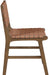 Entwine - Vegan Leather Upholstered Dining Chair - Painted Brown - Simple Home Plus