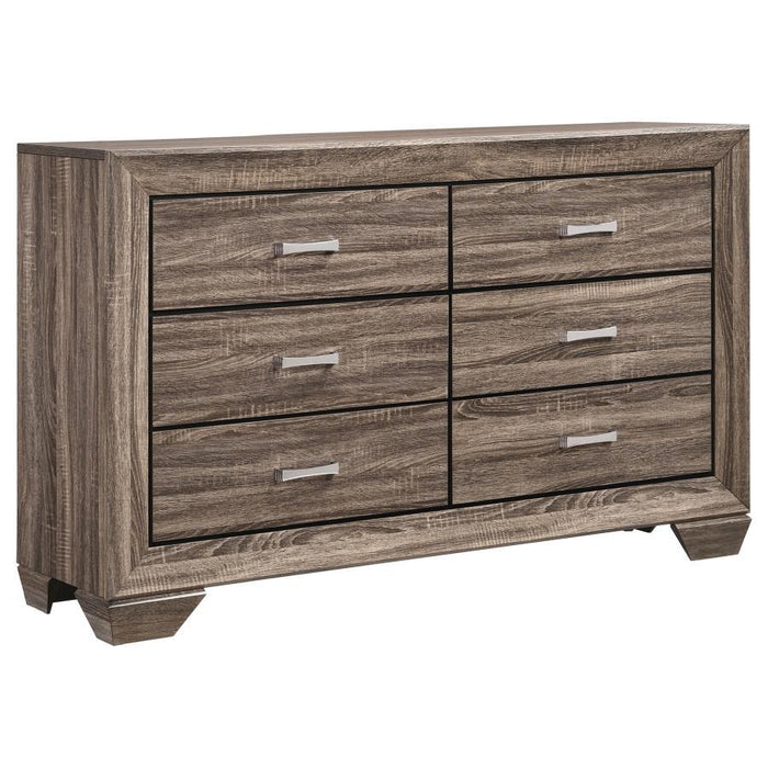 Kauffman - 6-Drawer Dresser - Simple Home Plus