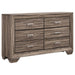 Kauffman - 6-Drawer Dresser - Simple Home Plus