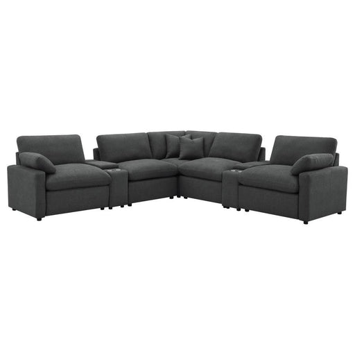 Collins - 7-Piece Modular Power Reclining Sectional - Simple Home Plus