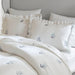 Aglaia - Quilt Set - White / Light Blue - Simple Home Plus