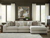 Barrelton - Barley - 3-Piece Sectional With RAF Corner Chaise - Simple Home Plus
