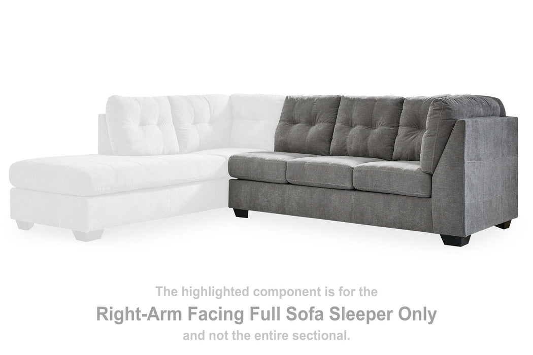 Marleton - Raf Full Sofa Sleeper - Gray - Simple Home Plus