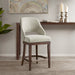 Jillian - Counter Stool With Swivel Seat - Cream - Simple Home Plus