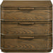 Tiberio - Oak Veneer And Solid Wood Nightstand - Simple Home Plus