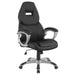 Bruce - Upholstered Adjustable Home Office Desk Chair - Simple Home Plus