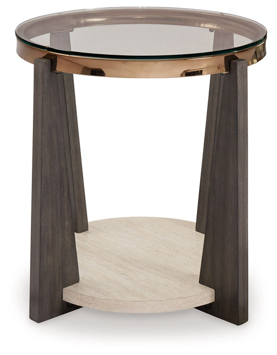Frazwa - Multi - Round End Table - Simple Home Plus