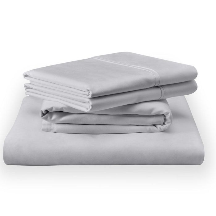 Linens - Tempur Classic Cotton Sheet Set - Sleepy Silver Mist - Simple Home Plus