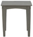Visola - Gray - Square End Table - Simple Home Plus