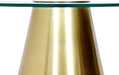 Glassimo - Coffee Table - Gold - Simple Home Plus