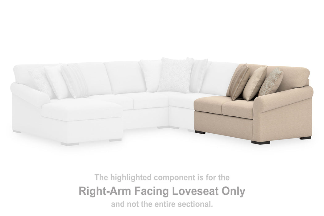 LadyMae - RAF Loveseat - Twill - Simple Home Plus