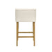 Fauna - Modern Transitional Wood Counter Height Kitchen Bar Stool - Simple Home Plus