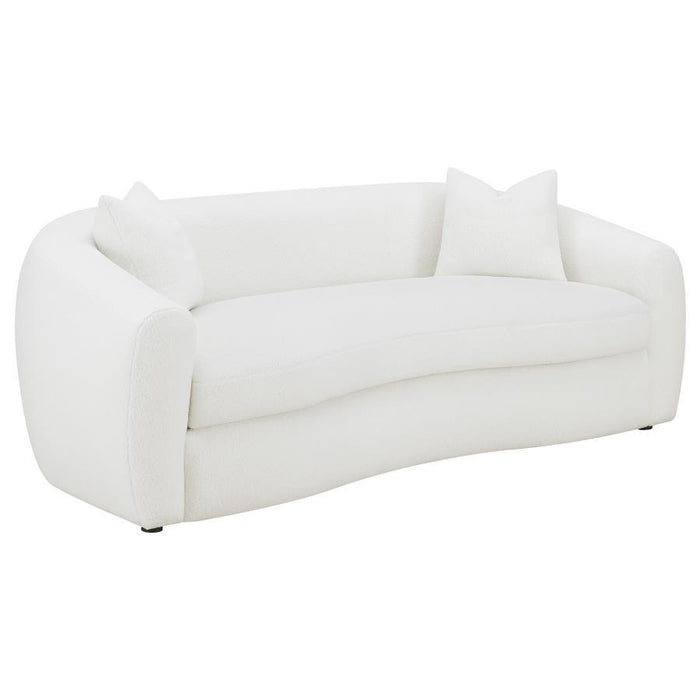 Isabella - Faux Sheepskin Upholstered Sofa Set - Simple Home Plus