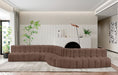 Arc - Faux Leather 8 Piece Curved Modular Sofa - Simple Home Plus