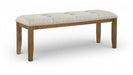 Ananda - Fabric Upholstered Bench - Simple Home Plus