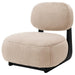 Duffie - Upholstered Armless Accent Chair - Camel - Simple Home Plus