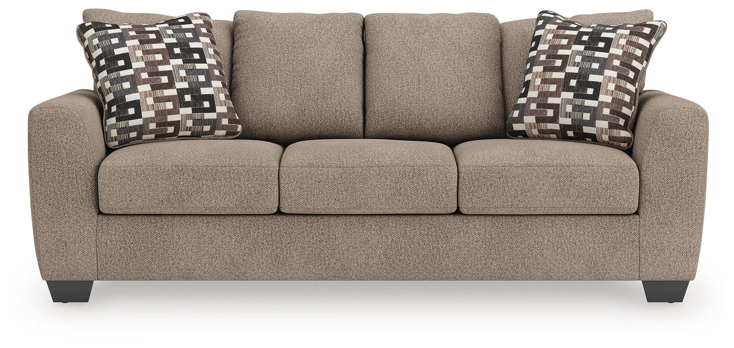Triston-Peaks - Suede - Sofa - Simple Home Plus
