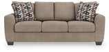 Triston-Peaks - Suede - Sofa - Simple Home Plus
