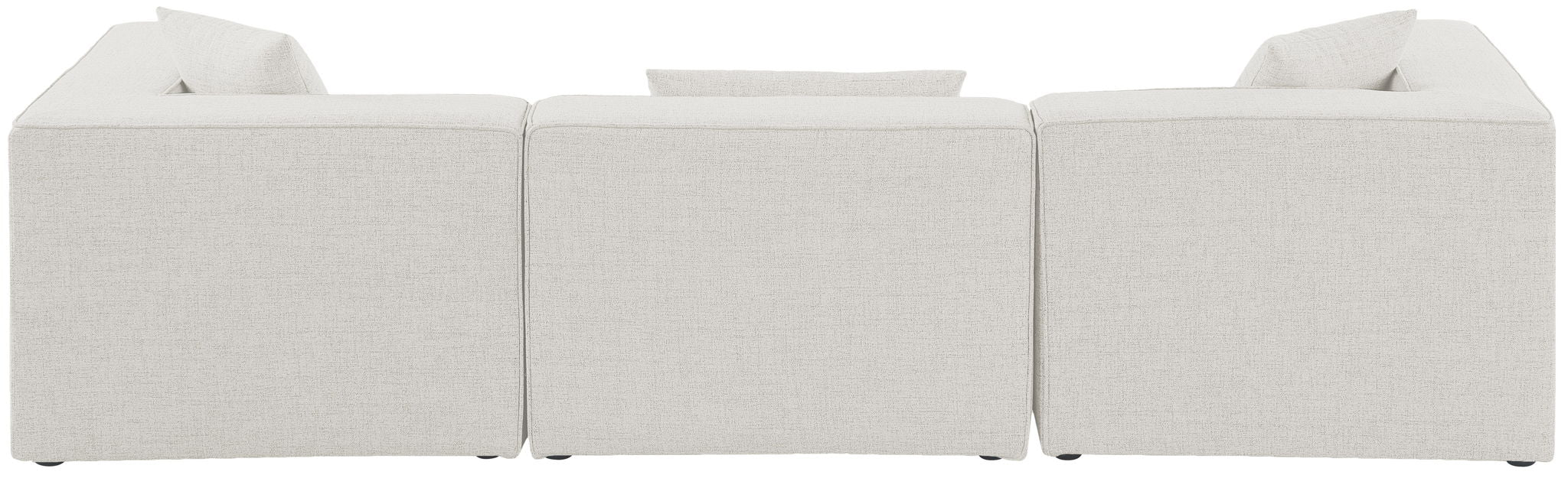 Cube - Linen Modular 3 Seat Sofa - Simple Home Plus