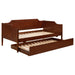 Redding - Wood Twin Daybed With Trundle - Cherry - Simple Home Plus