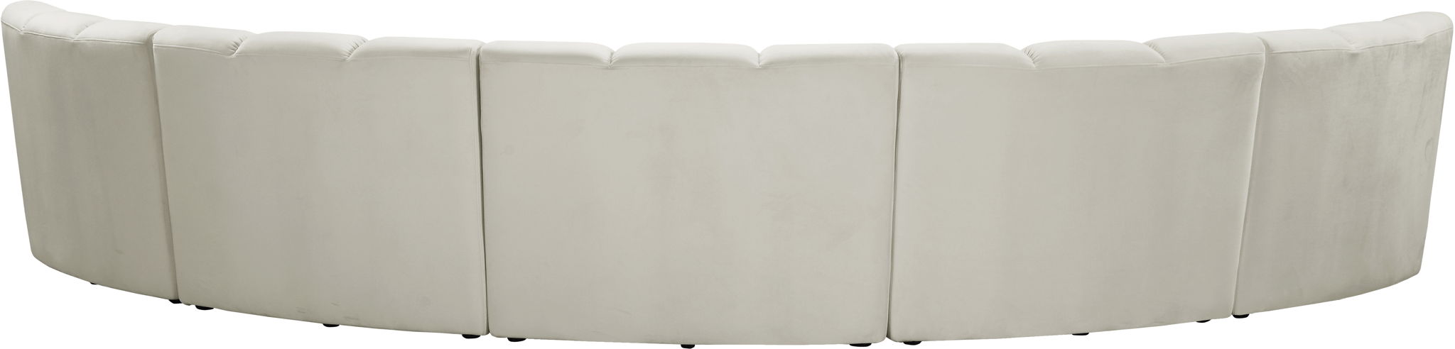 Infinity - 5 Piece Velvet Modular Sectional - Simple Home Plus