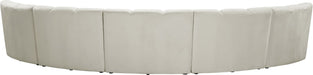 Infinity - 5 Piece Velvet Modular Sectional - Simple Home Plus