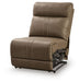 Max-Momentum - Power Armless Recliner With Adjustable Headrest - Biscotti - Simple Home Plus