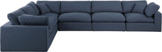 Comfy - 6 Piece Linen Modular Corner Sectional - Simple Home Plus
