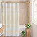 Spa Waffle - 72" x 84" Shower Curtain With 3M Treatment - Cream - Simple Home Plus