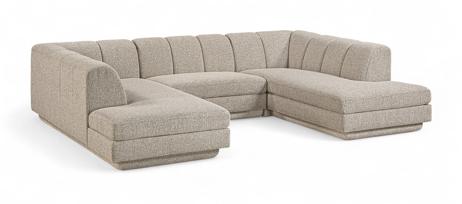 Modari - Sectional - Beige - Simple Home Plus