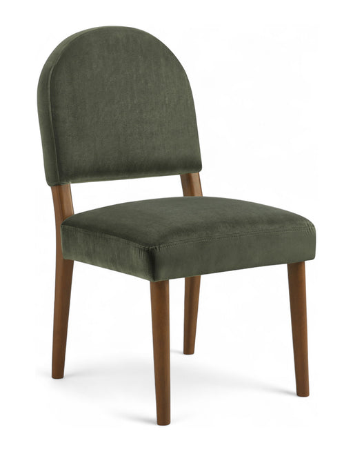 Varinelle - Velvet Dining Chair (Set of 2) - Walnut Frame - Simple Home Plus