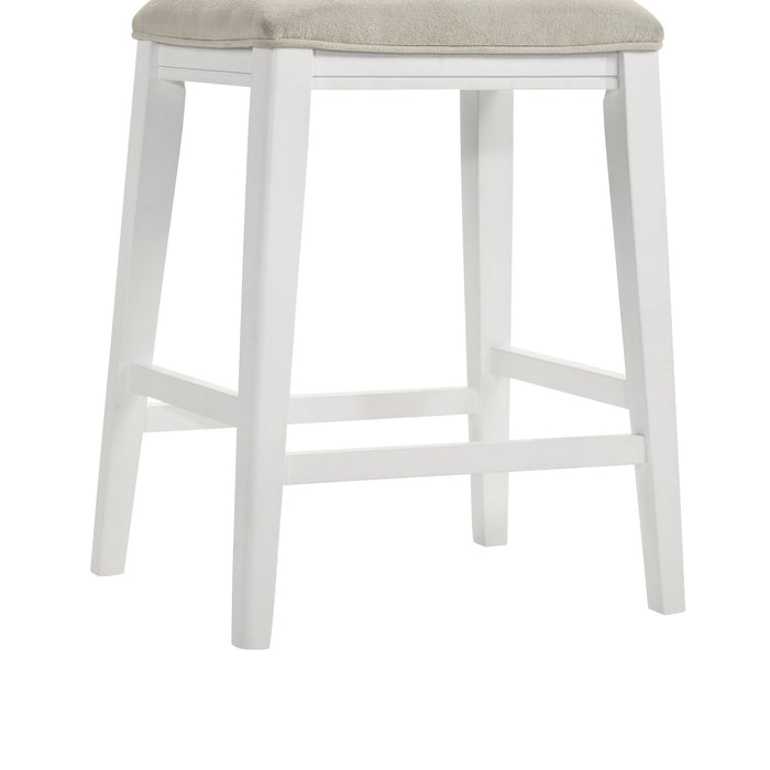 Jane - Contemporary Transitional Wood Counter Height Kitchen Bar Stool - Simple Home Plus