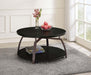 Dacre - Round Engineered Wood Top Table - Simple Home Plus