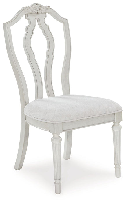 Montelaine - Antique White - Dining Upholstered Side Chair (Set of 2) - Simple Home Plus