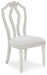 Montelaine - Antique White - Dining Upholstered Side Chair (Set of 2) - Simple Home Plus