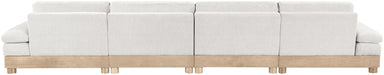 Turin - Chenille Fabric Upholstered Modular Sectional - White - Simple Home Plus