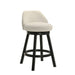 Erika - Modern Transitional Swivel Wood Counter Height Kitchen Bar Stool - Simple Home Plus