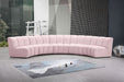 Infinity - 5 Piece Velvet Modular Sectional - Simple Home Plus