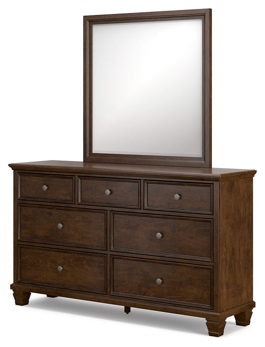 Danabrin - Brown - Dresser And Mirror - Simple Home Plus