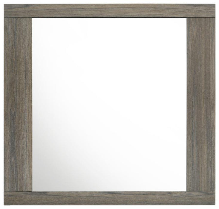 Fenwick - Dresser Mirror - - Gray Oak - Simple Home Plus