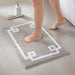 Evan - 24" x 40" Tufted Bath Rug - Gray - Simple Home Plus