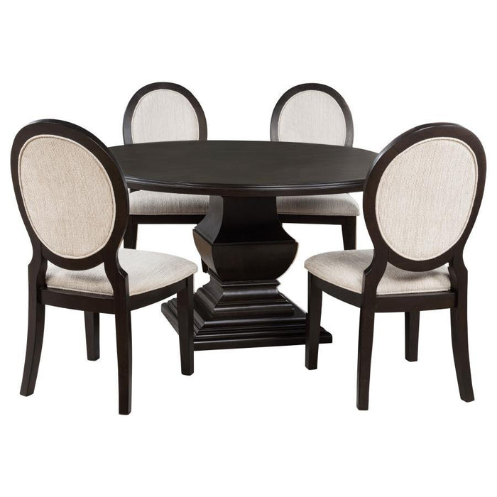 Twyla - Round Wood Dining Room Table Set - Simple Home Plus