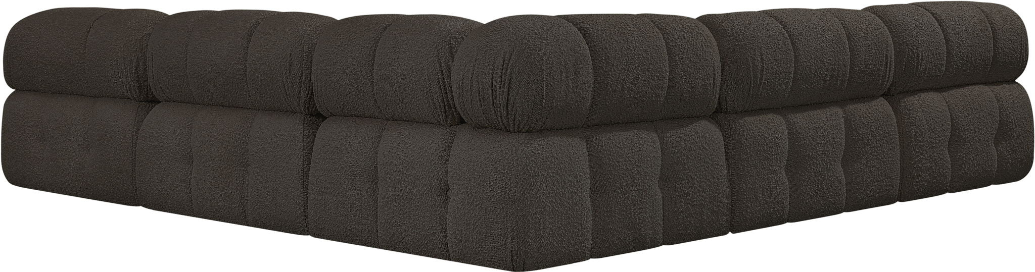 Ames - 5 Piece Fabric Modular Corner Sectional - Simple Home Plus