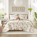 Gwen - Mushroom Garden Comforter Set - Green / Beige - Simple Home Plus